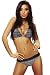 Produktbild ROCK-IT Apparel® Triangel Bikini Aztec - Damen Push up Zweiteiler Bikini Set mit Bikinioberteil und Bikinihose - Original von Rock-IT - Farbe Schwarz - Medium