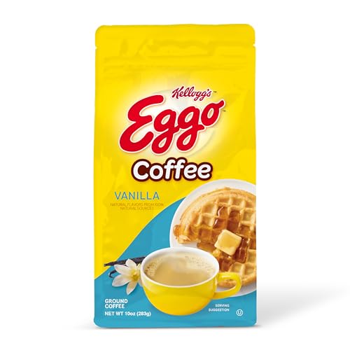 Eggo Beverages Vanilla Waffle Flavored Ground Coffee, Fair Trade Certified