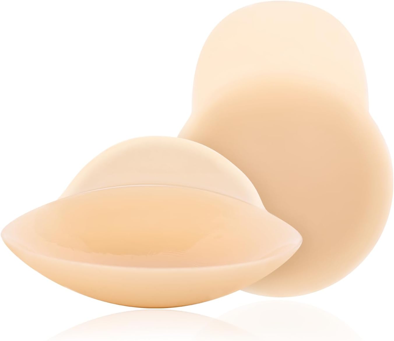 Niidor Nipple Covers for Women - Reusable Sticky Silicone Pasties With Lift - No Show Breast Petals - Circle Style Avaliable