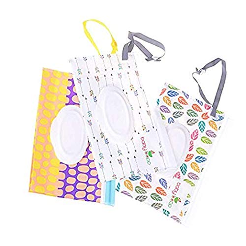 Distributeur De Lingettes Pour Bébé, Support De Lingettes En Coton Et Lin Brodé, étui De Voyage Rechargeable Pour Lingettes Humides, étui De Transport De Lingettes Pour Bébé, Accessoire Pratique Pour