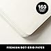 PAPERAGE Dotted Journal Notebook, (Green), 160 Pages, Medium 5.6 inches x 8 inches - 100 GSM Thick Paper, Hardcover