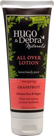 Hugo & Debra Naturals All Over Lotion, Grapefruit, 8 Ounce
