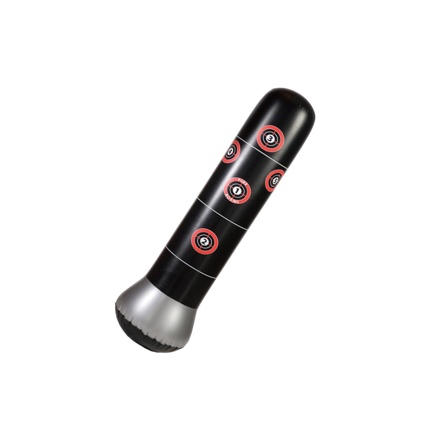 WOONEKY Poteau De Boxe Gonflable en PVC Épais Pompe Portable Outil De Fitness De Frappe Vertical Gobelet De Décompression