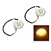 Xprite 2 Yellow(Amber) LED Hide Away Strobe Tube for 80w / 120w / 160w Kits Headlight Replacement Bulbs