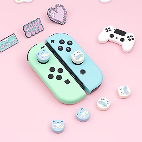 Geekshare Tampas De Aperto De Polegar Tema Animal Bonito, Compatível Com Nintendo Switch/Oled/Switch