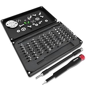 Randora 64 in 1 Precision Screwdriver Set Mini Magnetic Torx Screw Driver Bit DIY Electronics Repair Tools Kit for…