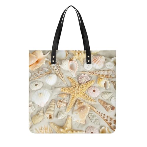 Sac à main Étoile de Mer pour femmes : l'élégance d'un grand tote bag chic en tissu