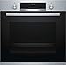 Produktbild Bosch HBA517BS0 Backofen (Elektro/Einbau) / 59,4 cm / Vollglas-Innentür, edelstahl