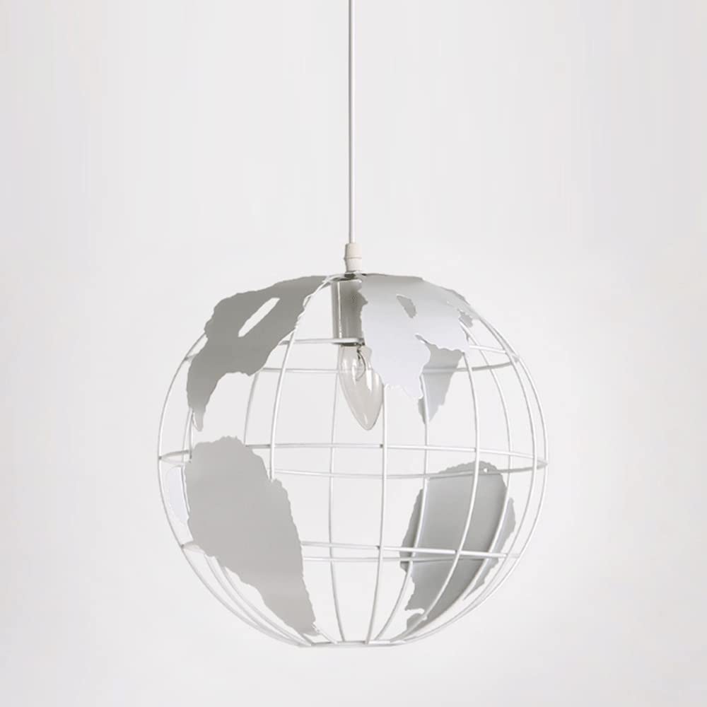 Lustre industriel E27 rétro en métal pour salon et cuisine