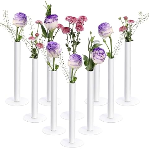 Morapin 10-Piece Magnetic Stainless Steel Vase Set Cover