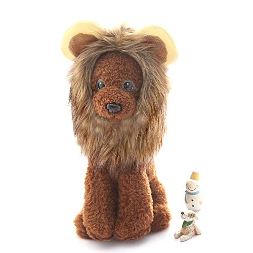 Baugger - Bonito e Fun Pet Costume Peruca Tampas para Emulação Do Cão Do Filhote de Cachorro Do Gato