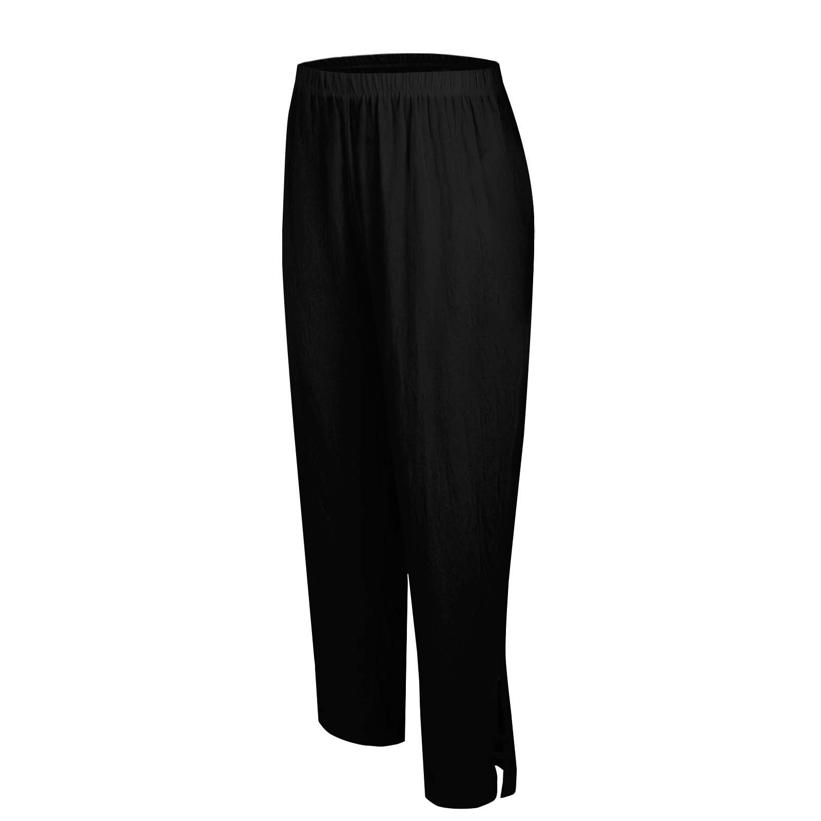 Generisch Pantalon long en mousseline pour femme