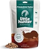 Little Hunter Freeze Dried Turkey Raw Dog Food | Grain Free, Limited Ingredient, Single Protein Meal or Mix in Topper | Novel Protein Kibble Alternative | 15 oz Bag