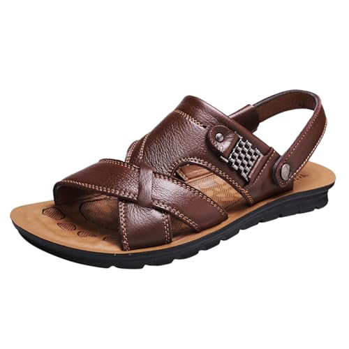 Men's Breathable Slip-On Sandals for Casual Outdoor Beach Walking Comfortable Lightweight Design