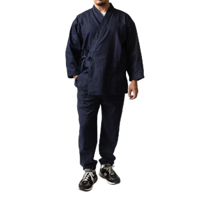 楽天市場】作務衣 デニム（コート・ジャケット｜メンズ