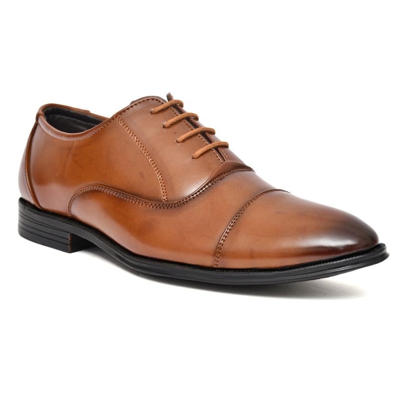 Image of HEALTH FIT Men's Super Soft Ortho Comfortable with Soft Sole Ultra-Lightweight for Gents Luxury Formal Shoes 1263