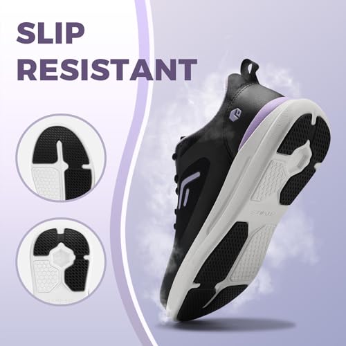 FitVille Wide Width Sneakers for Women Extra Wide Athletic Shoes with Arch Support for Workout Gym Cross Training3