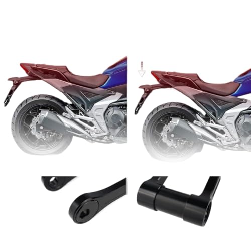 Bajar suspension moto KLX450R con este enlace ajustable de aluminio 3