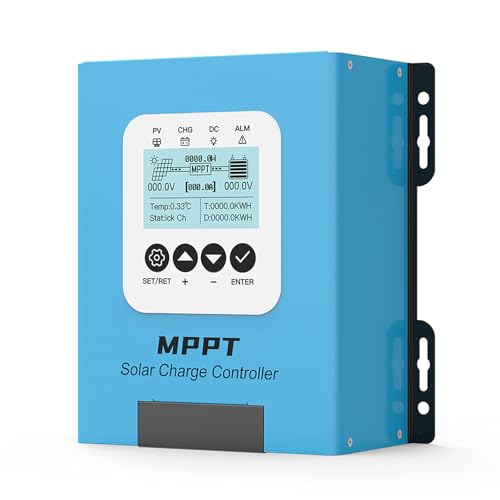 JIRI 60 amp Mppt Solar Charge Controller 12V/24V/36V/48v/60V/96VDC Auto System Voltage Max. PV...