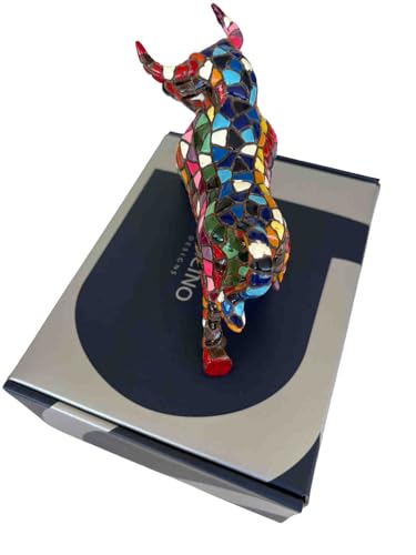 Taureau mosaïque Barcino Designs rompre la monotonie d'une étagère vide avec 12 cm - 4