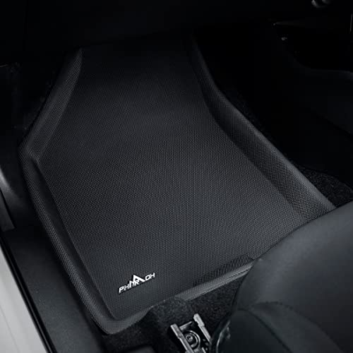 Image of Pharaoh 3D Car Mat | Compatible for Toyota | Custom Fit, All-Weather, Anti-Slip, Odorless, Stylish, and Eco-Friendly Floor Protection with Dust Collection Tray - Full Set (GLANZA)