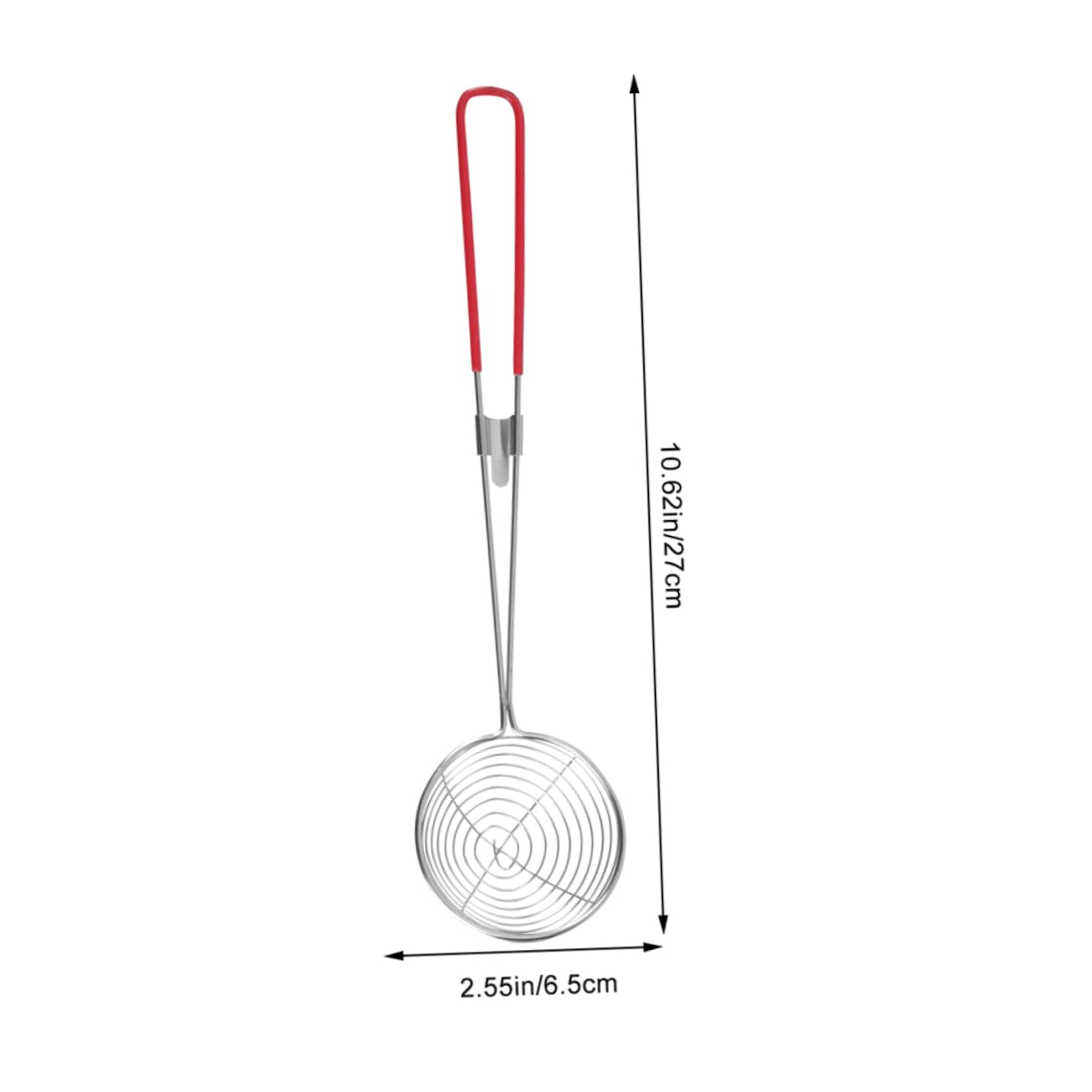 Mikinona 4pcs Small Stainless Steel Mesh Strainer with Handle Versatile Skimmer Spoon for Frying Ramen and Bubble Tea Kitchen Gadget for Easy Cleaning and High Temperature Use