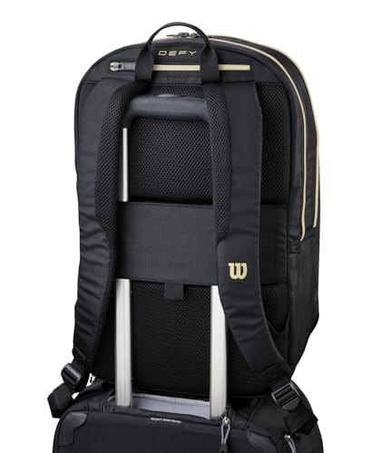 WILSON Sac à Dos de Padel Defy V1, Noir/Or