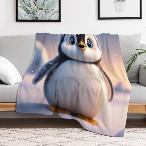Couverture durable en flanelle supérieure motif pingouin pour fauteuil d'exception - 3