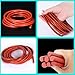 Red Solid Silicone Rubber Cord 1-30mm, Solid Round Silicone Rod Seal Strip for O-Ring Gaskets, High Temperature Resistant, Industrial Machinery Sealing, DIY Repair(14mm*1m)