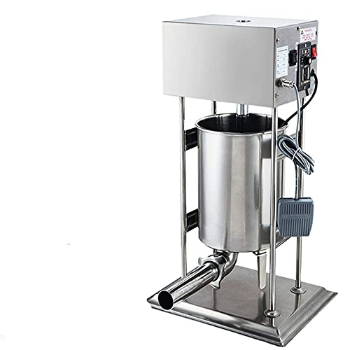 BAOSHISHAN 30L Elektrischer Wurstfüller Kommerzielle Wurstfüllmaschine Wurstfüller Edelstahl-Wursthersteller Maschine…