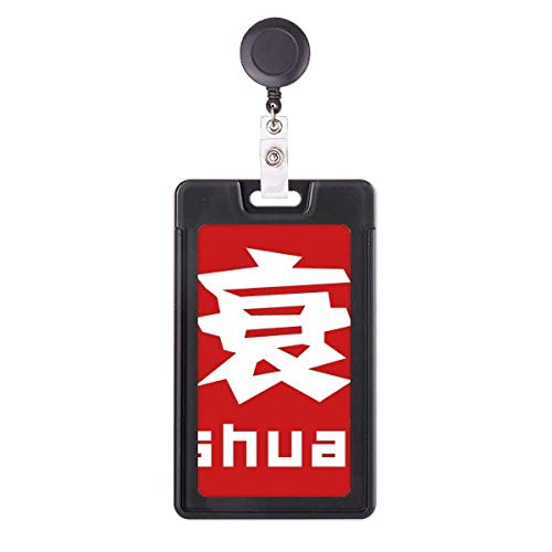 Porte-badge rétractable motif chinois idéal pour le bureau et l'hôpital