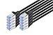 Produktbild DIGITUS LAN Kabel Cat 5e - 3m - 10 Stück - RJ45 Netzwerkkabel - SF/UTP Geschirmt - Kompatibel zu Cat-6 & Cat-6A - Schwarz