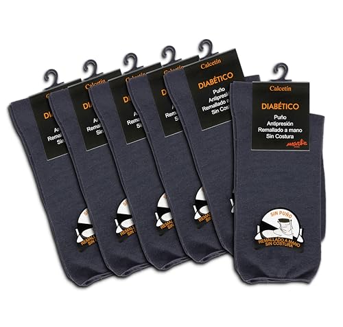 Chaussettes pied diabetique sans caoutchouc et chaussettes antipression circulation grand confort