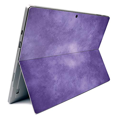Image of MightySkins Carbon Fiber Skin for Microsoft Surface Pro 7 - Purple Airbrush | Textured Carbon Fiber Finish | Easy to Apply, Remove, and Change Styles | Made in The USA