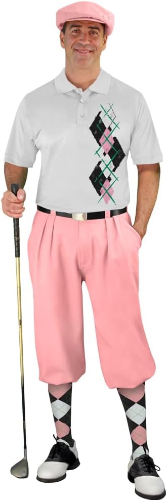 Argyle Paradise - Mens Complete Golf Outfit 3A-3Z