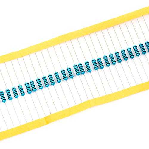 Chanzon 100Pcs 1/2W (0.5W) 10K Ω Ohm Metal Film Fixed Resistor 0.01 ±1% Tolerance 10Kr Mf Through Hole Resistors Current Limiting Rohs Certificated #TOP1