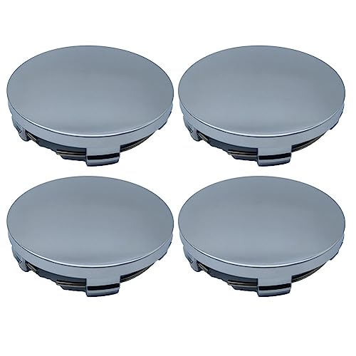 4 56mm 60mm ԗpzC[nuZ^[Lbv ABS ubN Vo[ jo[T ԗzC[nuZ^[LbvJo[ obWGu(Silver)