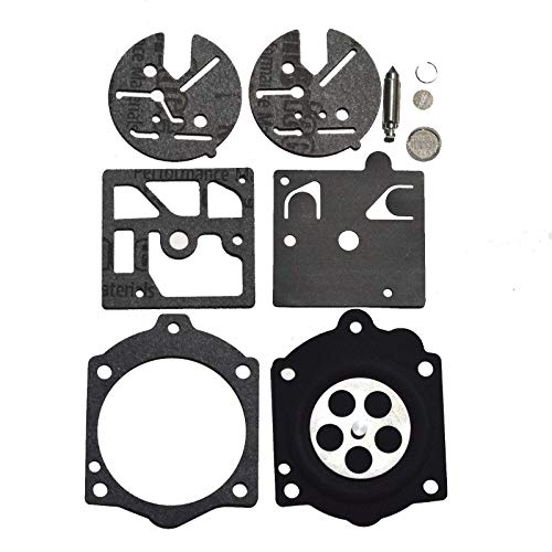 Carburetor Rebuild Kit Carb Repair Set Gasket Diaphragm Walbro K10-HDC Fit for Stihl 015 Homelite XL Super 2/2000 Walbro