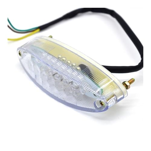 Moto feu stop arrière LED ellipse 12cm pour remplacer un éclairage faible