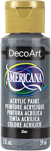 Image of DecoArt Americana Acrylic Paint, 2-Ounce, Zinc