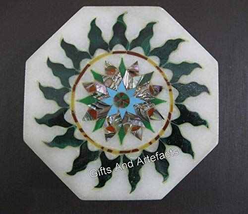 Boîte à bijoux en marbre blanc et malachite | Écrin d'exception - 3