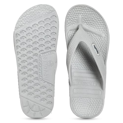 Image of Aqualite AL-1255 Slippers for Men with Comfotable Sole Slip-On Flat Flip Flops, Sliders, Chappal & Comfortable Slipper for Men