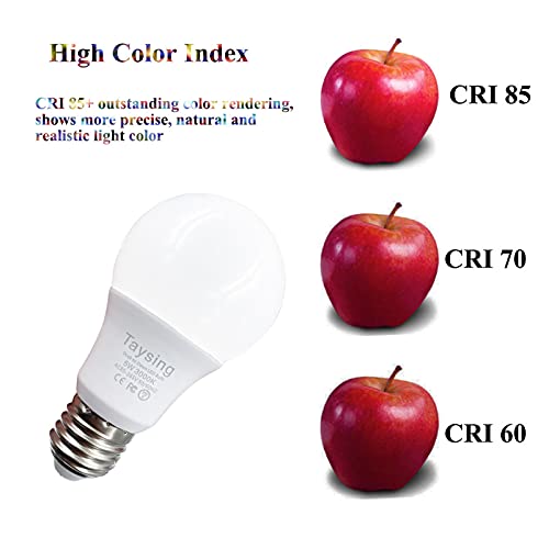 Taysing Dusk To Dawn Light Bulbs Auto On/Off 40 Watt Equivalent Smart Light Sensor Led Bulb Security Bulb Outdoor Night Light Bulb Garage Porch 5W 500Lm E26 Soft White 2 Pack #TOP5