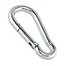 Outdoor Sport 80mm x 8mm Zinc-Galvanized Steel Carabiner Snap Link Hook - 3-1/4" x 5/16"