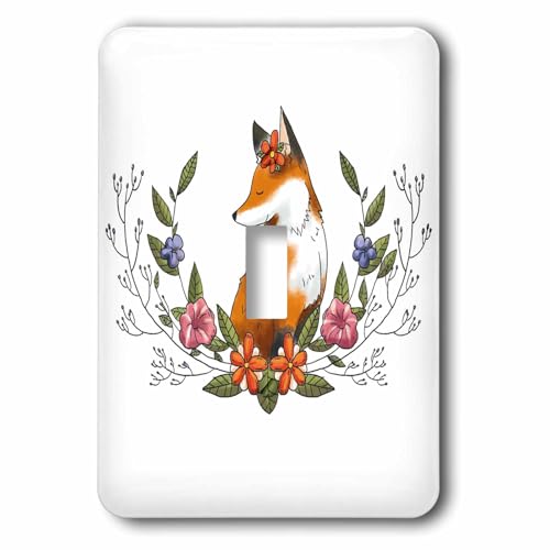 Interrupteur a baionnette renard 3dRose deco originale pour chambre - 2
