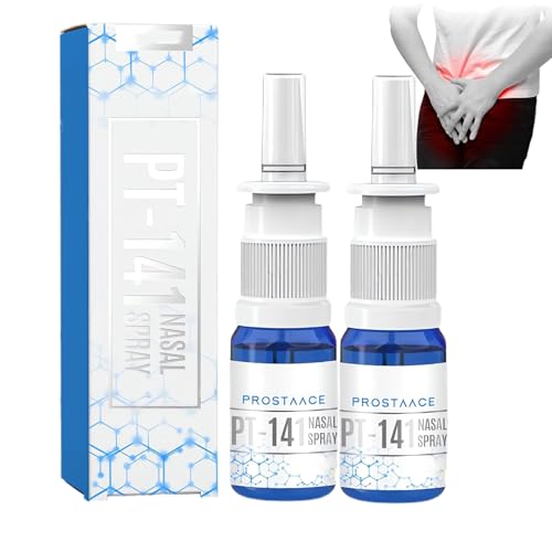 ProstaAce PT-141 Nasal Spray, Pt 141, Pt 141 Peptide Nasal Spray, Pt-141 Peptide For Men, Pt141 Nasal Spray, Bee Venom Nasal Spray, Prostate Supplements for Men (2pcs)