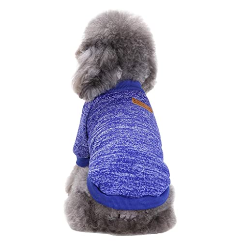 Image of Dog Sweaters for Small Dogs, Soft Fleece Puppy Clothes, Warm Winter Coat