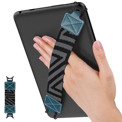Dragonne élastique Universelle Pour Tablette - S'étire De 21 à 38 Cm, Fixation Diagonale, Anti-chute