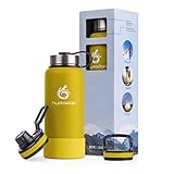 trinkflasche edelstahl 1000 ml ✅ BLEIB GESUND & VITAL – Lebensmittelechter 18/8 Edelstahl ist genau das richtige Material für dein Getränk: Frei von BPA, BPS, Weichmacher, Phthalate. Das Fassungsvermögen der vakuum-isolierten Edelstahl Trinkflasche beträgt genau 950 ml – ideal für Schule, Sport, Fitness, Outdoor und Reisen.