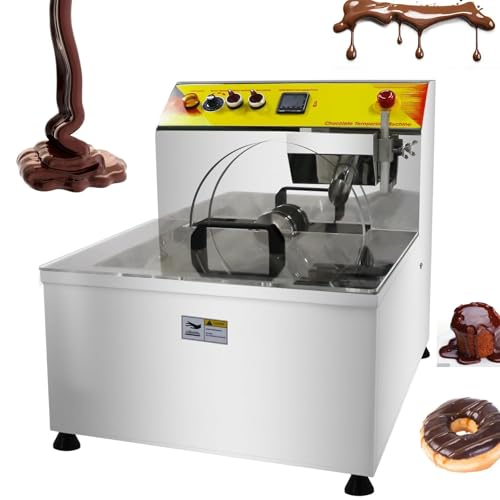 Fundidor De Chocolate De 12,4 L, Máquina De Fusión Y Atemperado De 1200 W con Vibración, Calentador De Chocolate Caliente para Uso Doméstico Y Profesional, Capacidad De 8